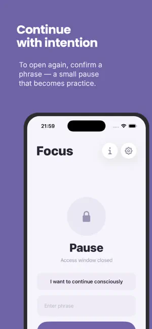 Mind Moment: Focus Timer Pause screenshot 3