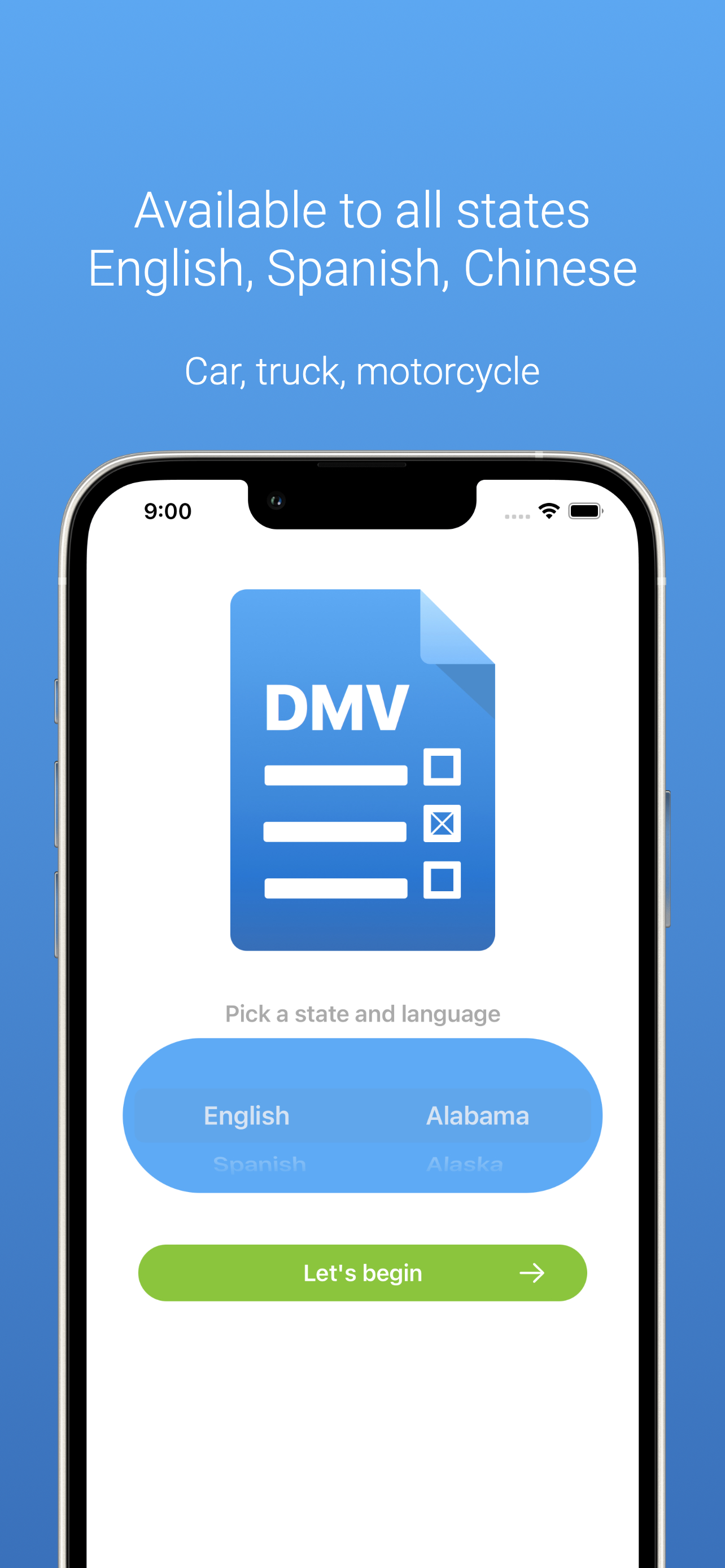 DMV Test Practice Permit 2024