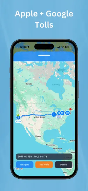 Toll Calculator GPS Navigation screenshot 6