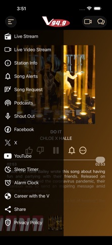 V94.9 screenshot