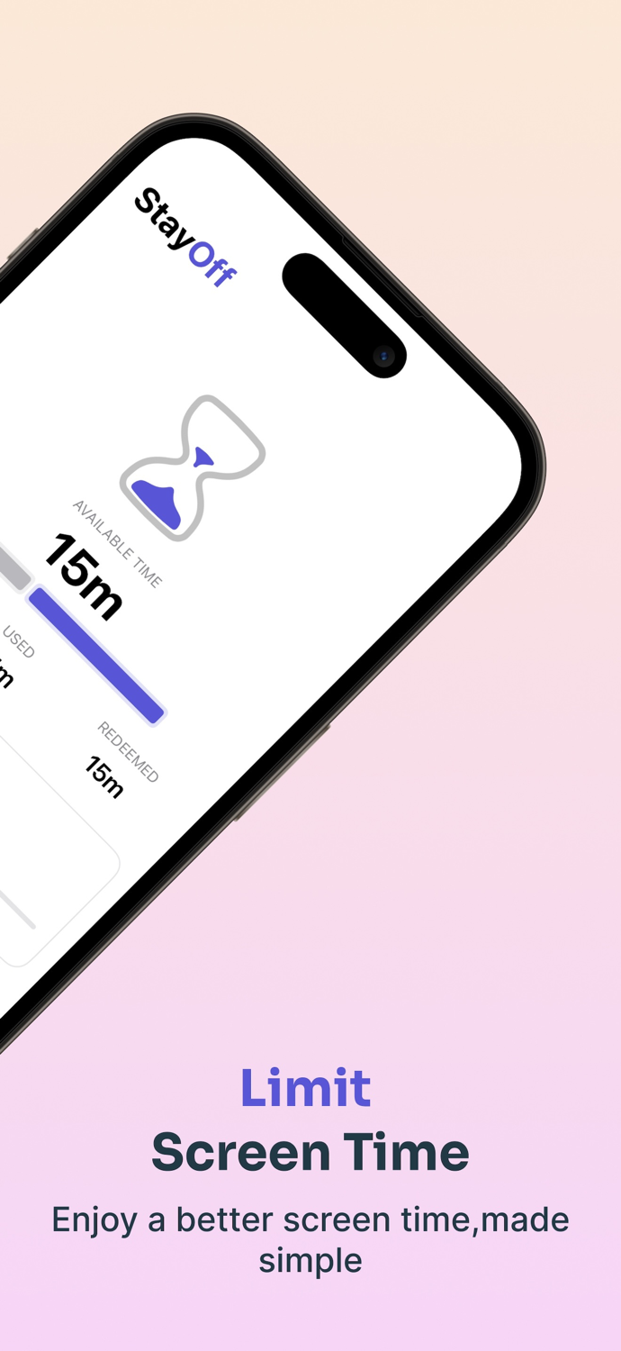 Screen Time Control - Stay Off
