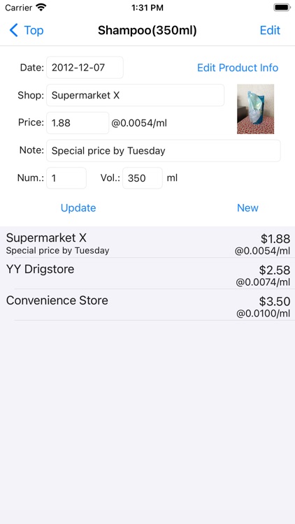 My Rock-Bottom Price List