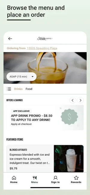 Stories Coffee Company screenshot 2