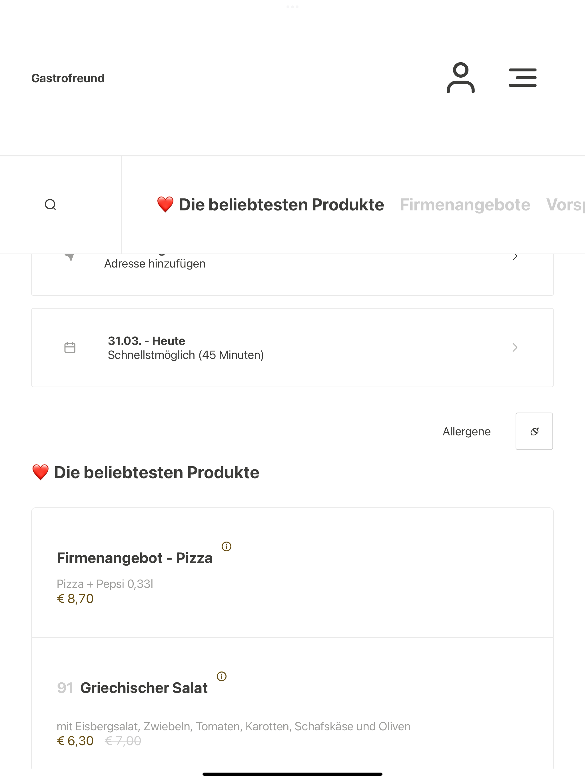 Gastrofreund screenshot 7