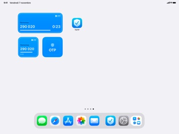 TOTP Authenticator iPad screenshot 5