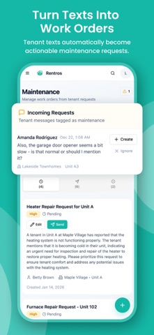 Rentros iPhone screenshot