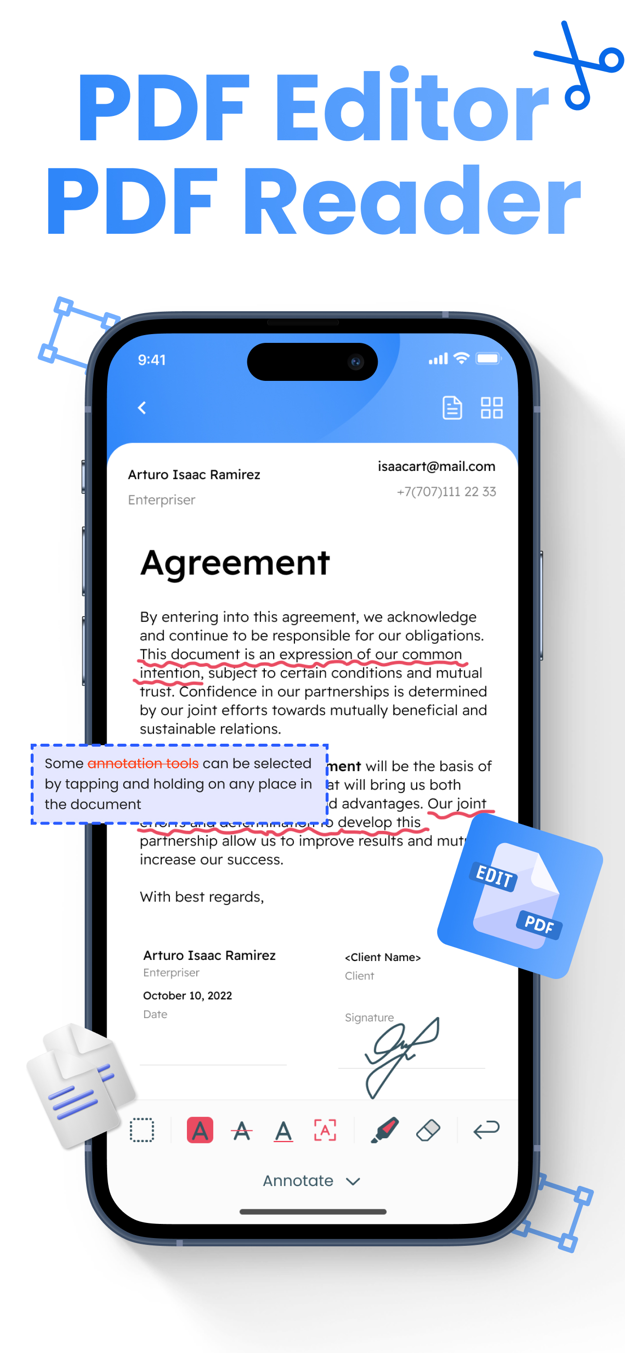 PDF Document Editor, Read Book