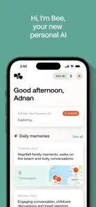 Bee - Your Personal AI screenshot #1 for iPhone