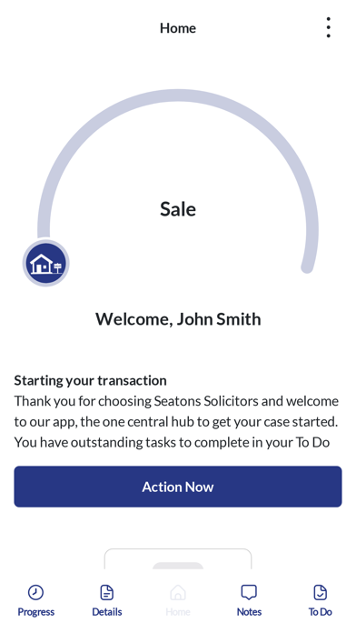 Seatons Solicitors Screenshot