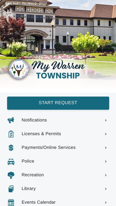 MY WARREN TOWNSHIP app screenshot