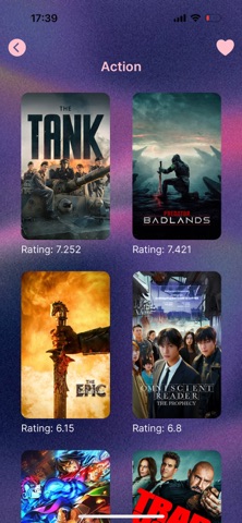 Movio: movies watchlist iPhone screenshot