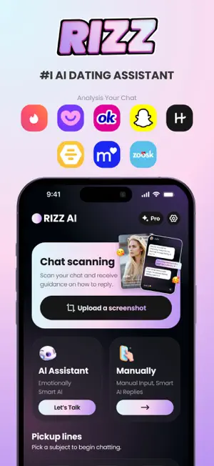 Rizzai - Dating Assistant App screenshot 1