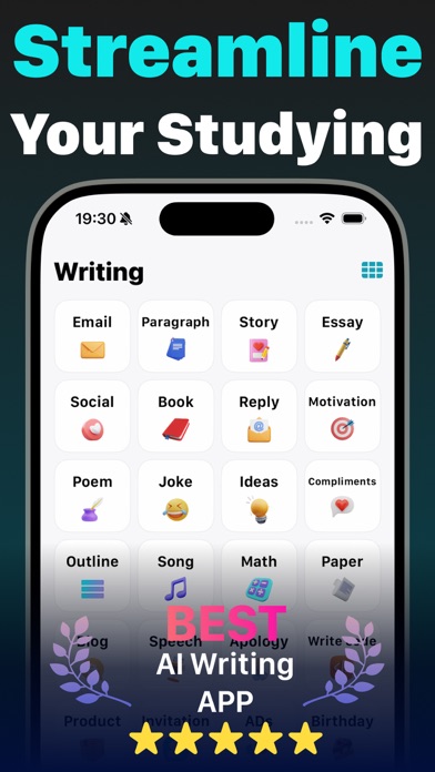 Writify: AI Text Generation Screenshot