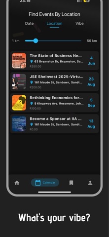 Hopp Events screenshot