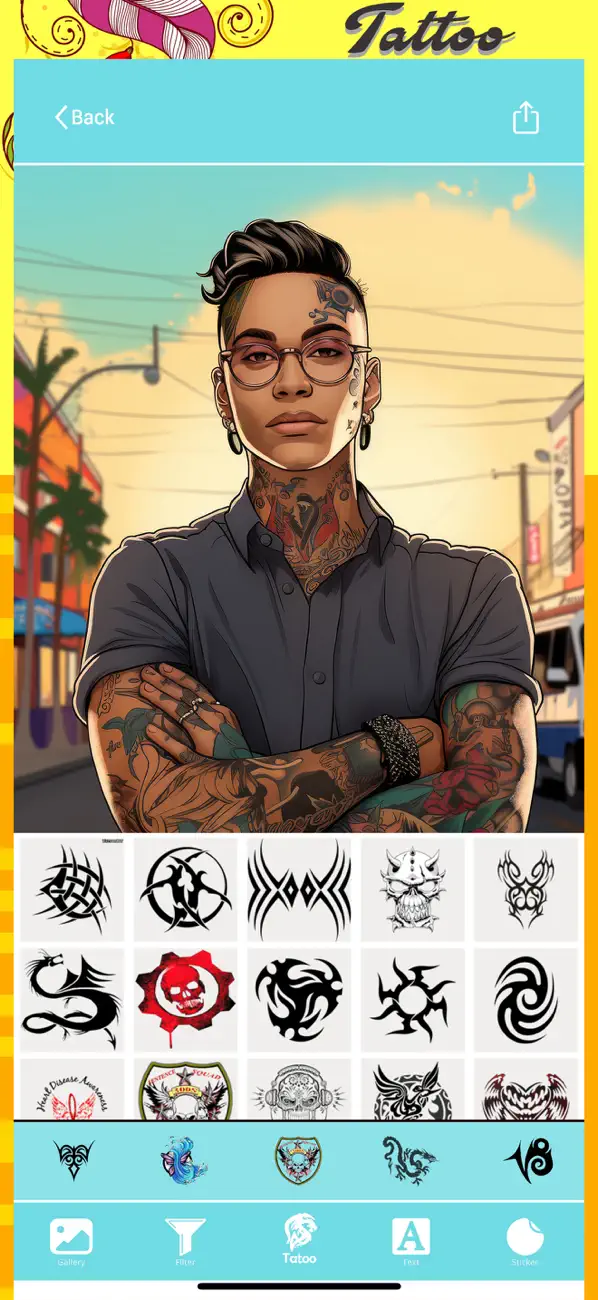 Screenshot #1 pour Tattoo On Photo - Ai Tattoo FX