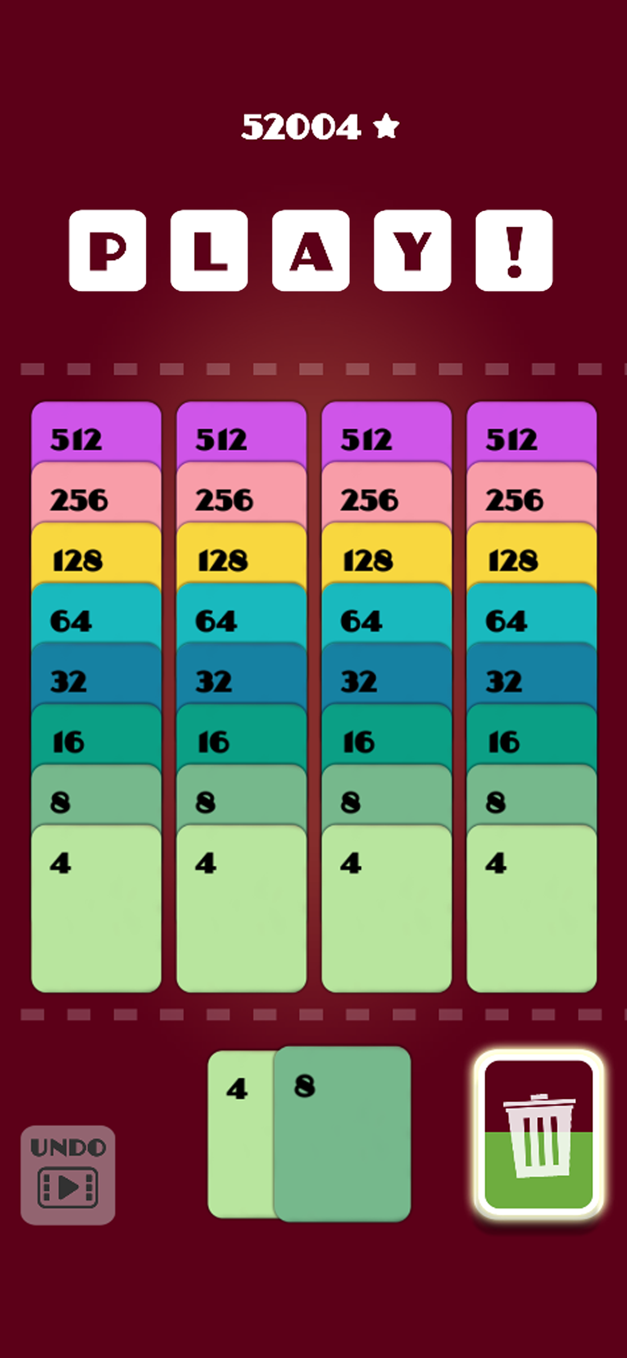 Merge Solitaire - 2048 Puzzle