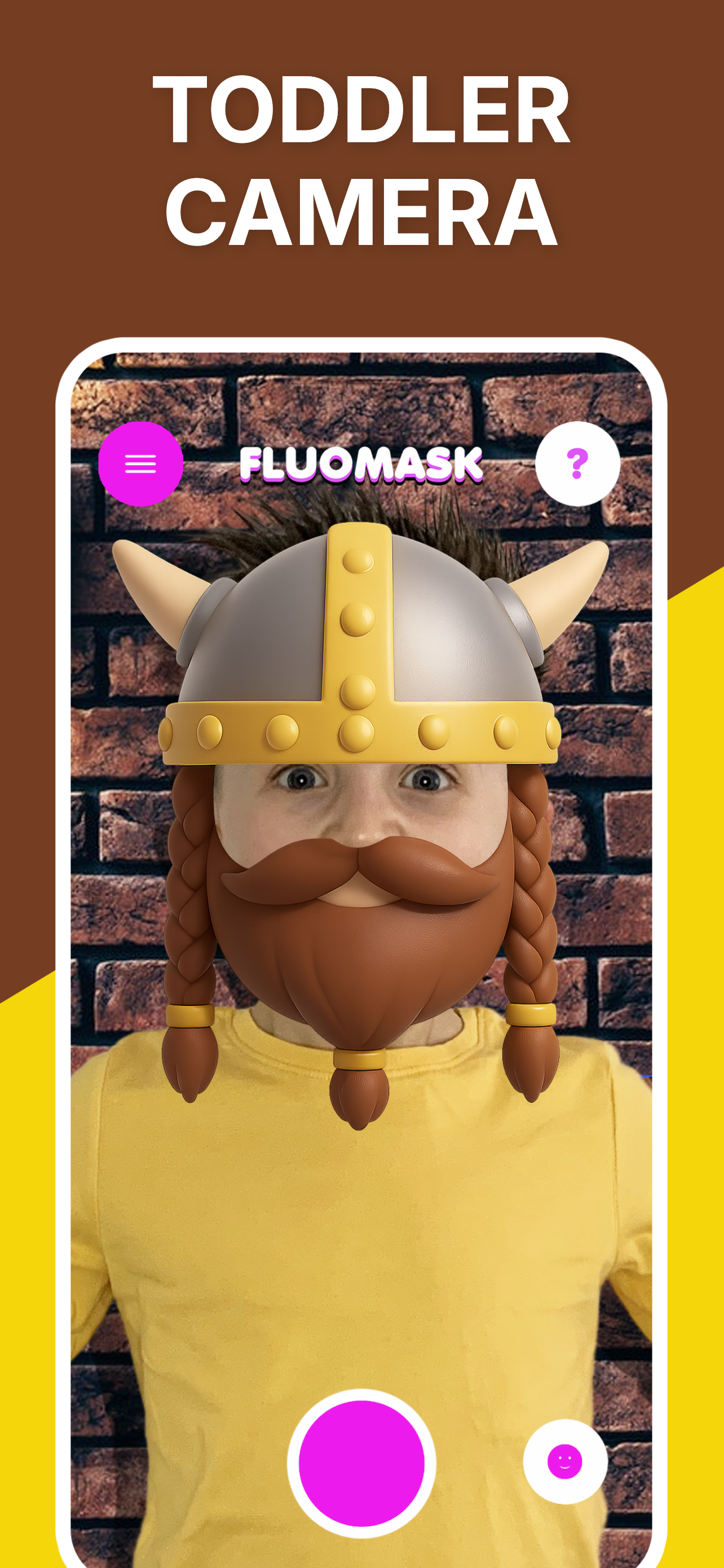 Face filter kids game FluoMask screenshot 5