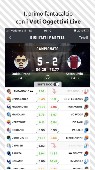 Fantacalcio Online Screenshot