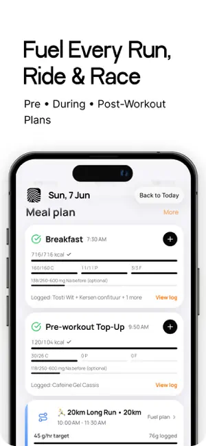 Mavr: Running Nutrition & Fuel screenshot 2