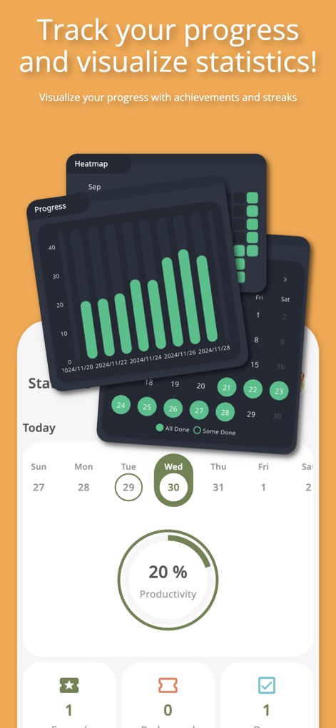 Habit Tracker: Goals & Rewards - App de Productividad | MWM