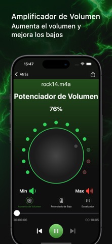 Amplificador de Volumen & Bajo screenshot 3