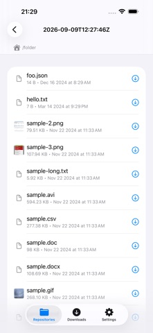 Borg Backup Explorer Screenshot 3 of 6