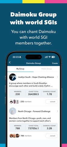 DAIMOKU PRO | Soka gakkai app screenshot