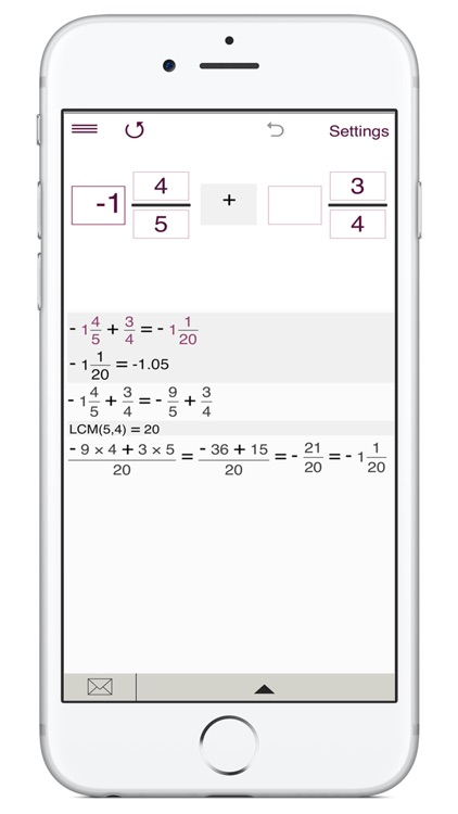 Fraction Calculator 4in1