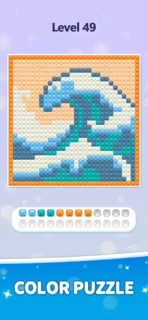 Jewel Sort Coloring: Pixel Art screenshot 4