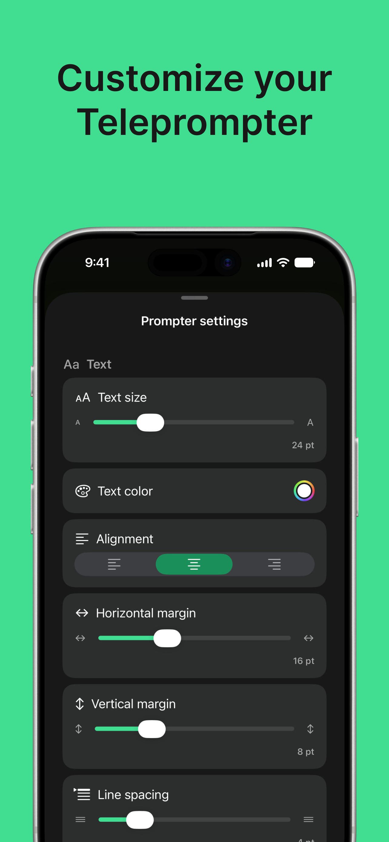 Scriptcue - Teleprompter screenshot 7