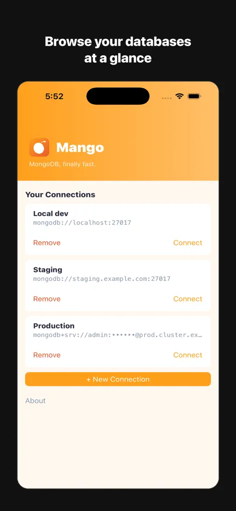 Mango — MongoDB Client - Developer Tools App | MWM