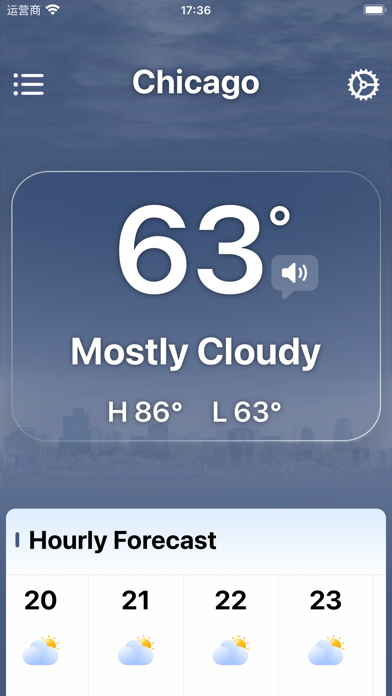 Weather for Seniors Screenshot