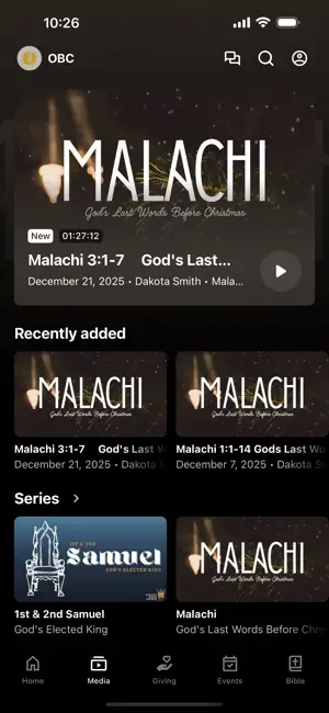 Ottawa Bible Church screenshot 2
