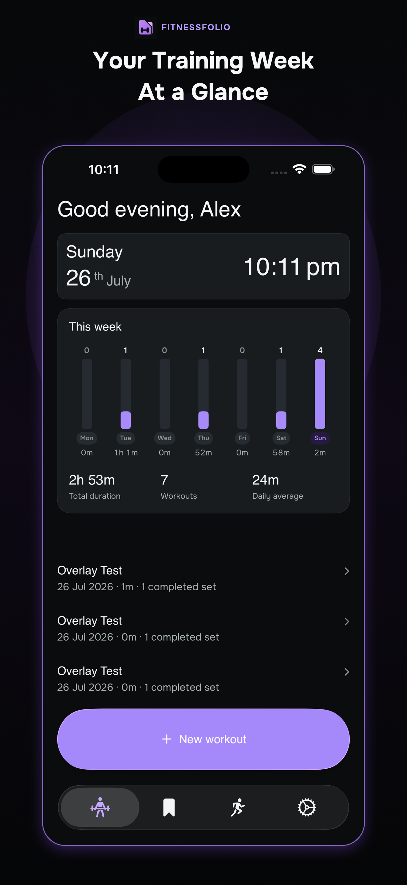 FitnessFolio: Gym Workout Log screenshot 3