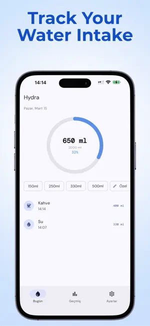Hydra: Water Tracker, Reminder screenshot 1