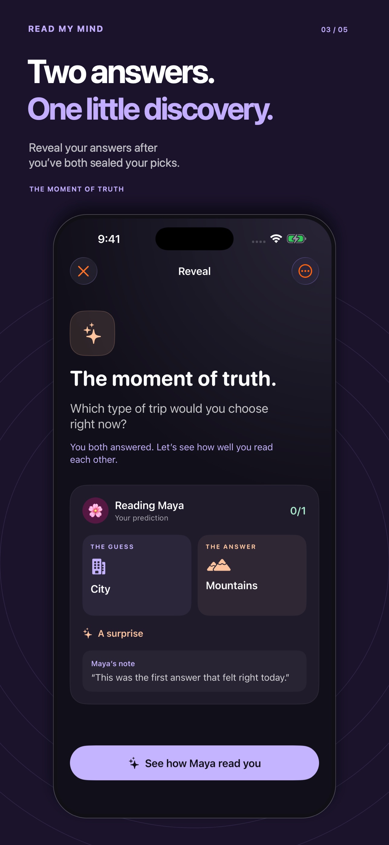 Screenshot 3 of Read My Mind