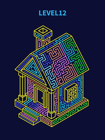 Maze Frenzy: Tap Color Out iPad screenshot