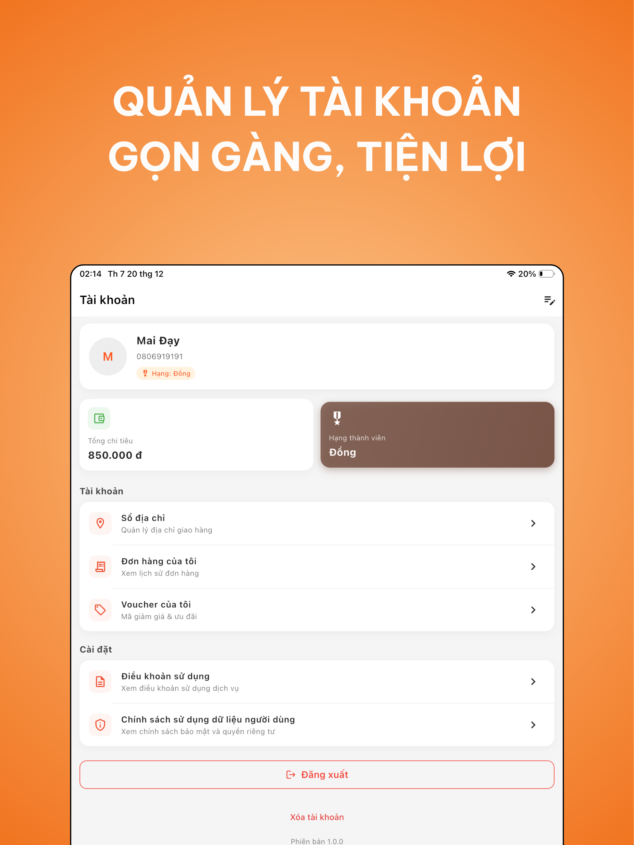 An Tâm Food: Đặt Hải Sản screenshot 11