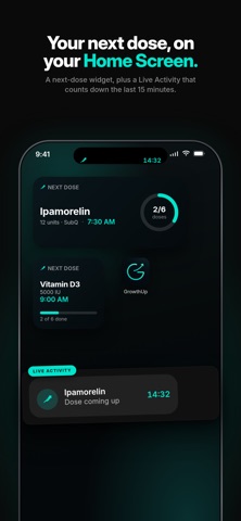 GrowthUp: Peptide Tracker Screenshot 8 of 10