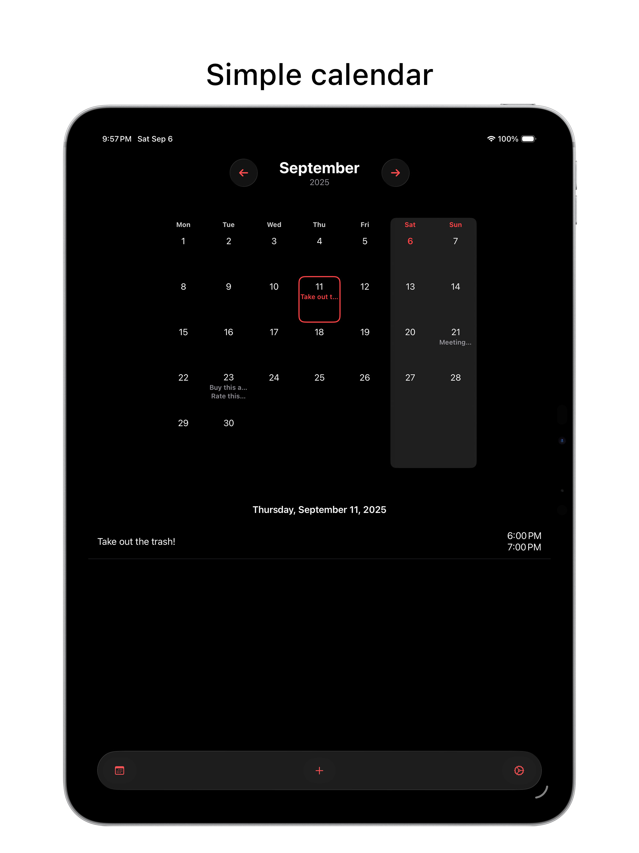 Datum - Calendar screenshot 4