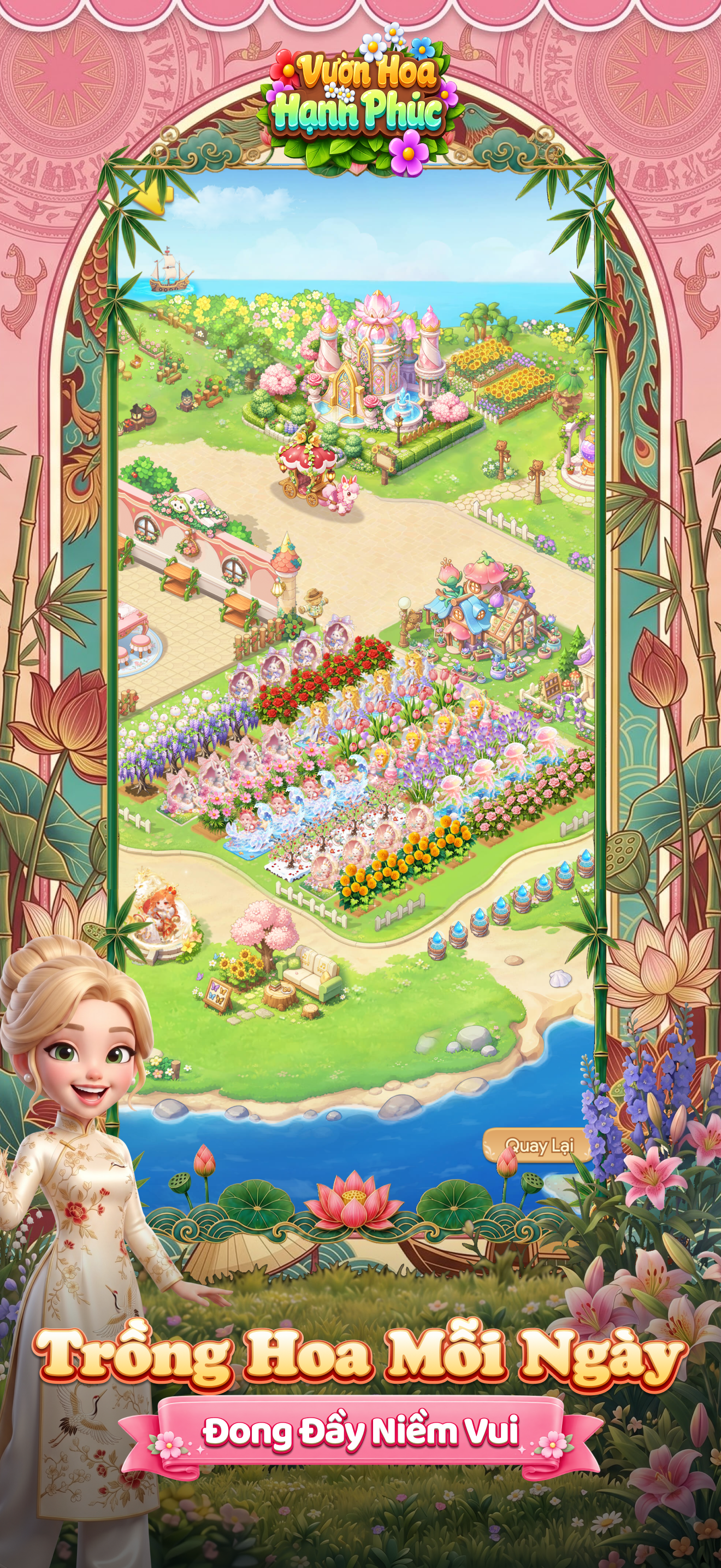 Vườn Hoa Hạnh Phúc - Gzone screenshot 2