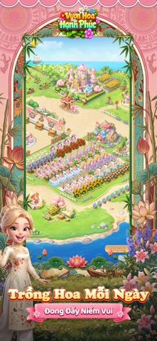 Vườn Hoa Hạnh Phúc - Gzone iPhone screenshot 2