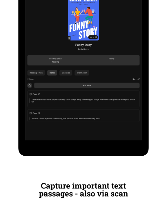 reread: My books iPad screenshot 2 - Book app