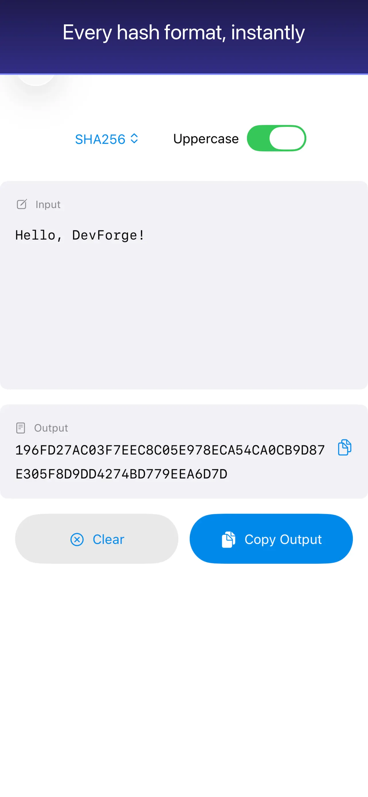 #7. DevForge - Developer Tools (iOS) De: Serhat KOSE