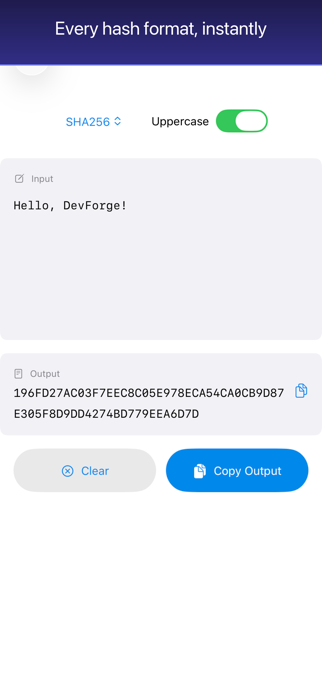 DevForge - Developer Tools Screenshot 7 of 8