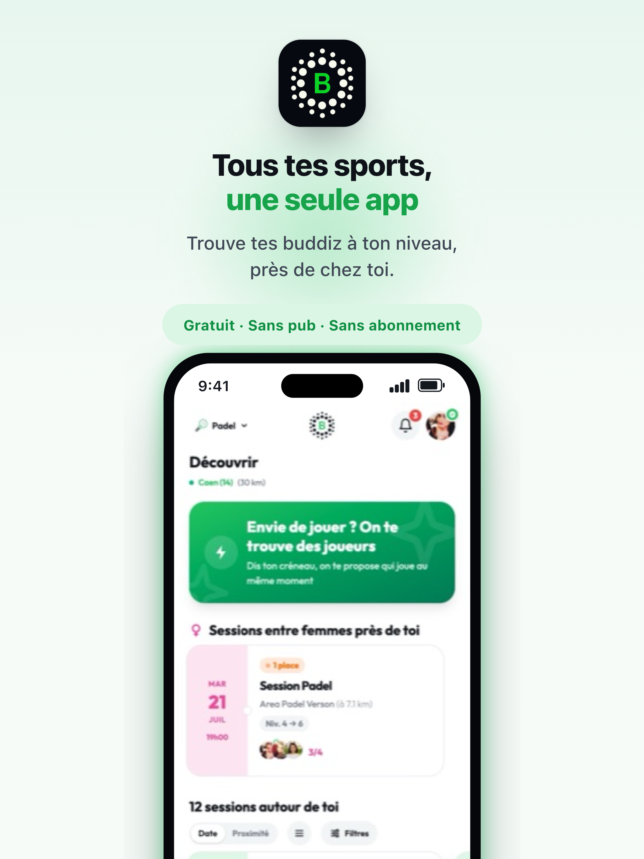 Buddiz - Partenaires de sport screenshot 11