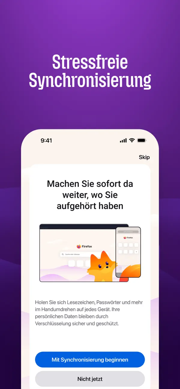 Firefox iPhone App Screenshot 5 – Dienstprogramme