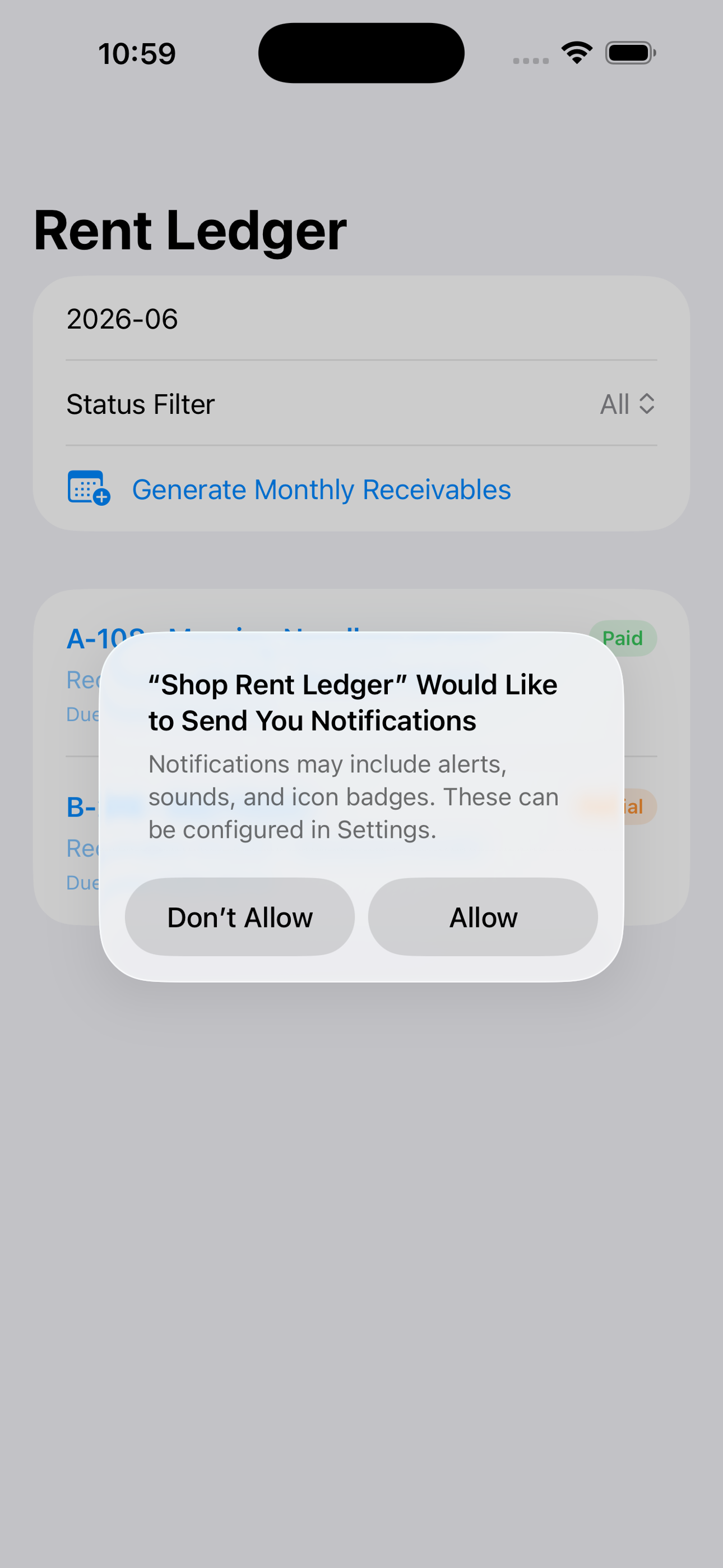Shop Rent Ledger Offline2026 screenshot 3