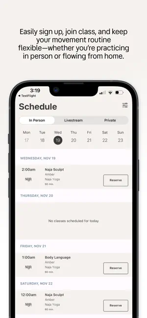 Naja Yoga Studio screenshot 3