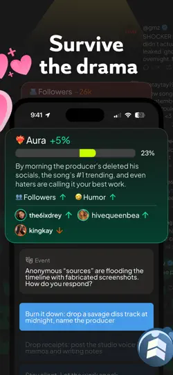 Screenshot von Status - Sims But Social Media auf dem iPhone 2